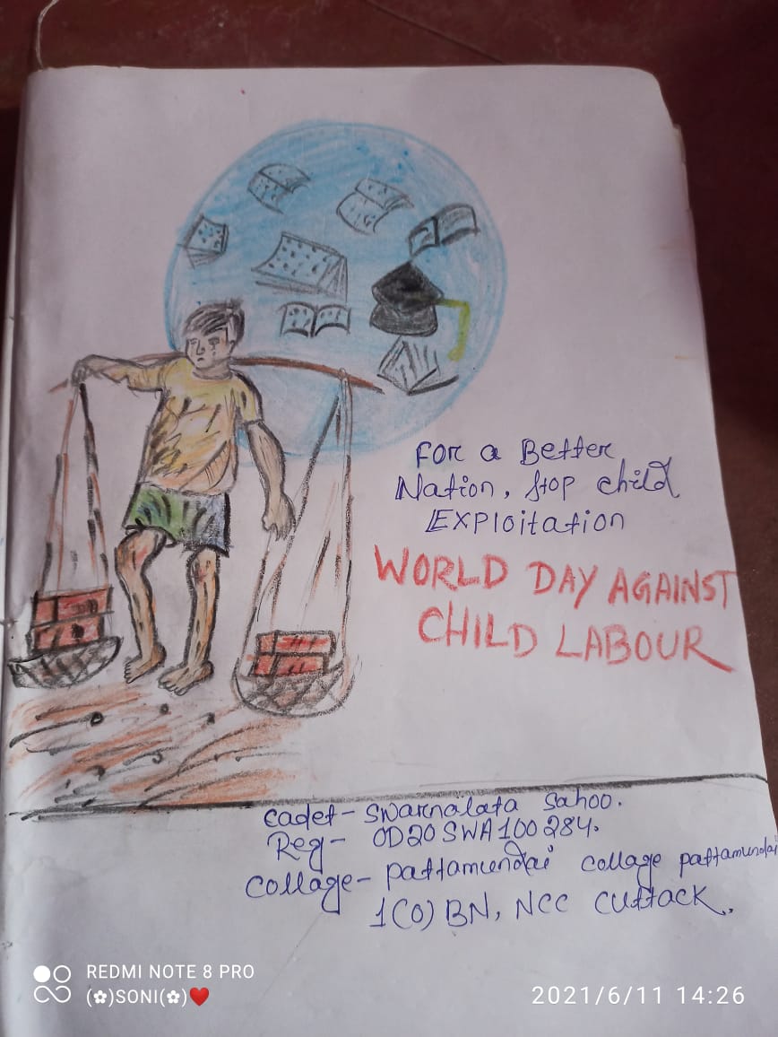 A postcard by J. Aarthi Teleasha from Chennai, Tamil Nadu calls for putting  an end ot child labour and instead enabling them to go to school. - J.  Aarthi Teleasha — Google