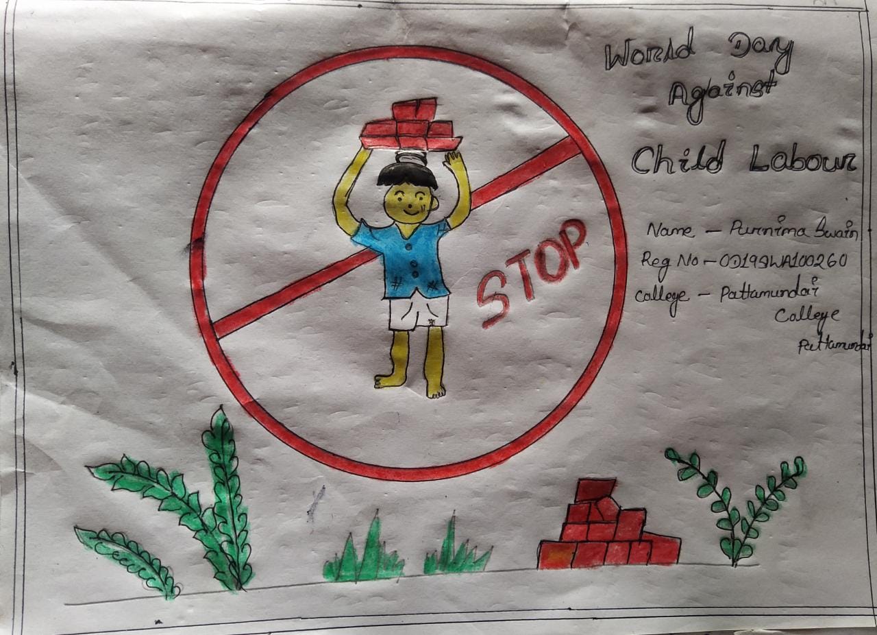 Poster on child labour – India NCC